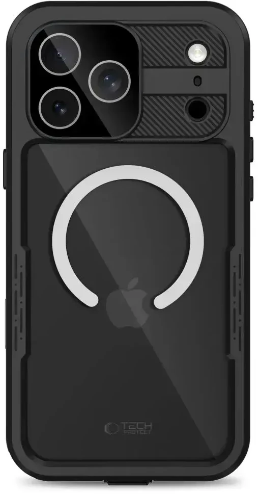 Dėklas TECH-PROTECT SHELLBOX MAGSAFE IP68 IPHONE 17 PRO MAX / 18 PRO MAX Juodas