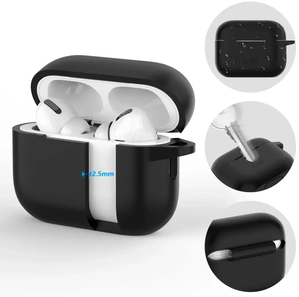 Apple AirPods Pro 1 / 2 Tech-Protect silikoninis Hook Baby dėklas auisnėms mėlynos spalvos