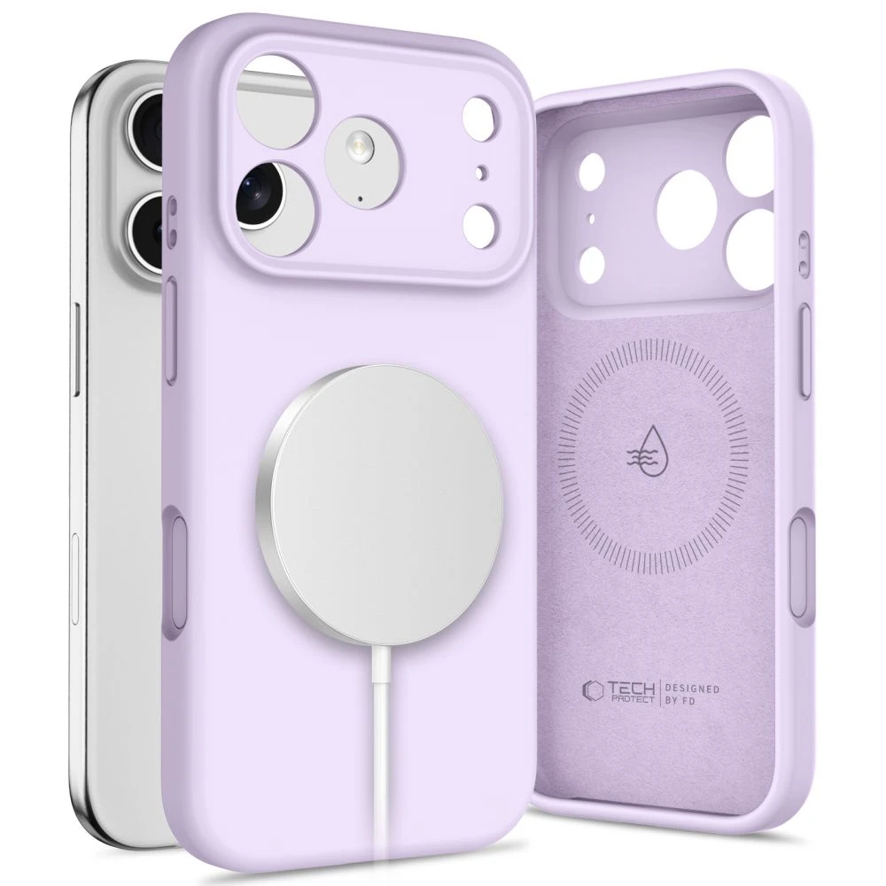 „Tech-Protect Silicone Magsafe“ iPhone 17 Pro Max apsauginis dėklas