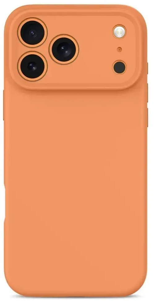Dėklas TECH-PROTECT SILICONE MAGSAFE IPHONE 17 PRO / 18 PRO COSMIC Oranžinis