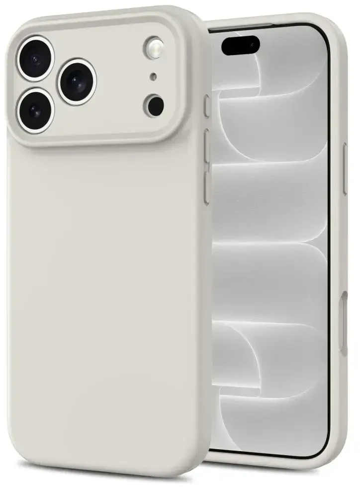 Dėklas TECH-PROTECT SILICONE MAGSAFE IPHONE 17 PRO / 18 PRO TITANIUM Pilkas