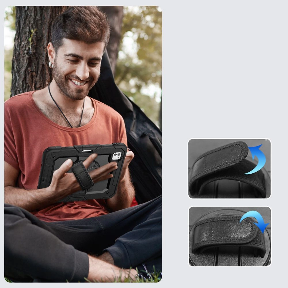 Dėklas Apple iPad Pro 11.0 (5GEN) Tech-Protect Solid360 juodos spalvos