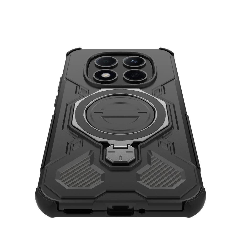 Dėklas „Tech-Protect TacticSytand MagSafe Xiaomi Poco M8 Pro / Redmi Note 15 Pro+ Plus 5G“ matinis juodas