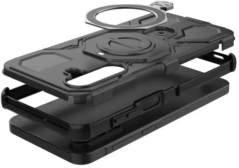 Dėklas TECH-PROTECT TACTICSTAND MAGSAFE GALAXY A17 / A18 4G / 5G MATTE Juodas