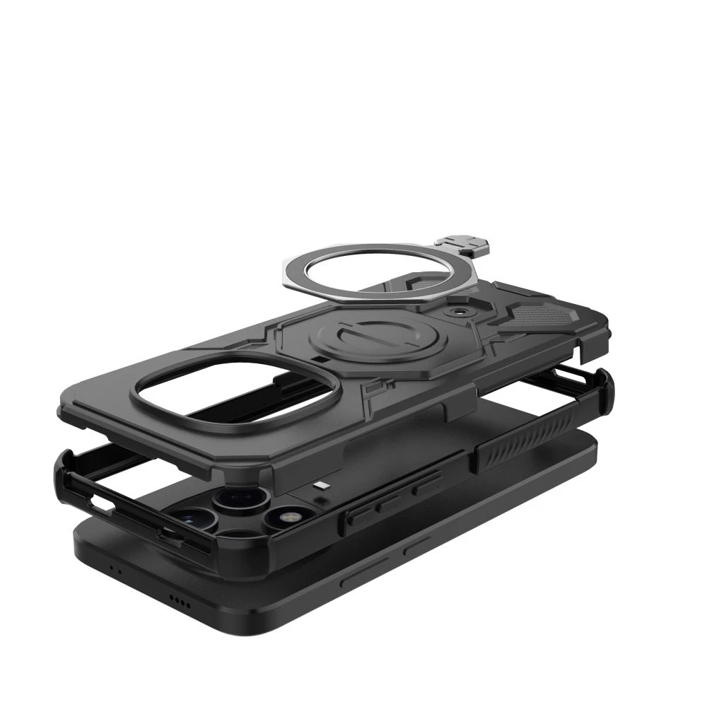 Dėklas „Tech-Protect TacticSytand MagSafe Xiaomi Poco M8 Pro / Redmi Note 15 Pro+ Plus 5G“ matinis juodas