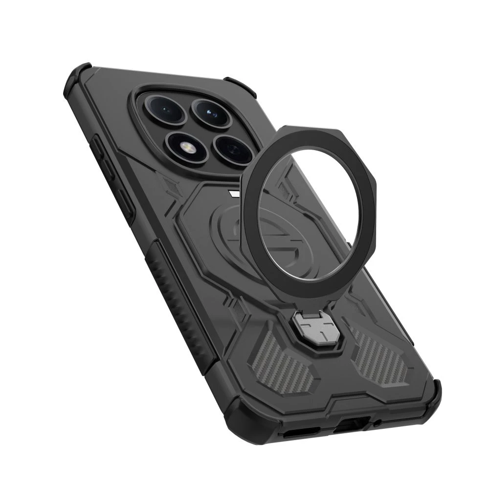 Dėklas „Tech-Protect TacticSytand MagSafe Xiaomi Poco M8 Pro / Redmi Note 15 Pro+ Plus 5G“ matinis juodas