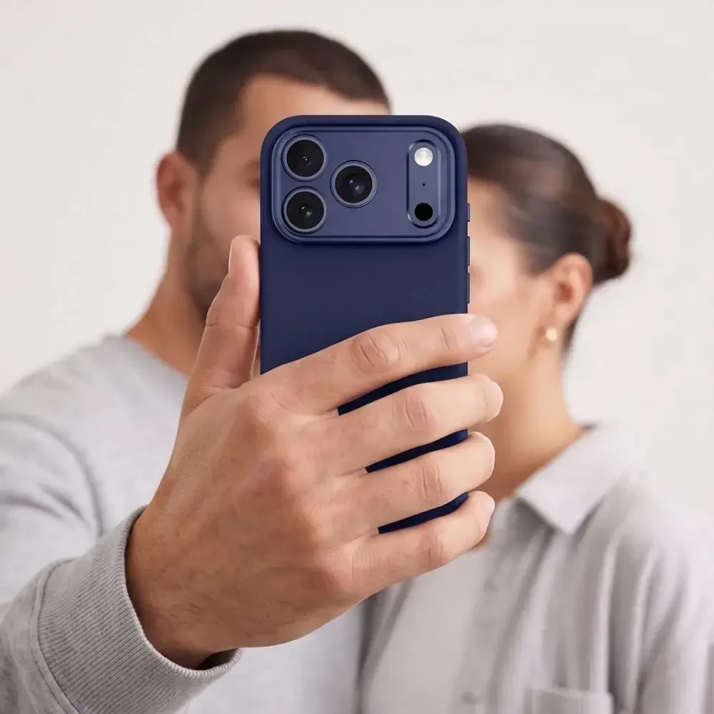 Dėklas TECH-PROTECT UNIQ MagSafe CC iPhone 17 Pro Max / 18 Pro Max TAMSIAI MĖLYNAS