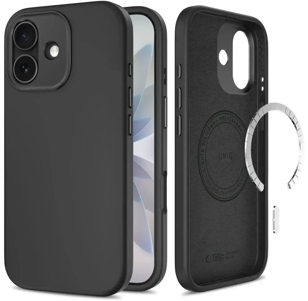 Dėklas Tech-Protect Uniq MagSafe CC Case for iPhone 17 - juodas