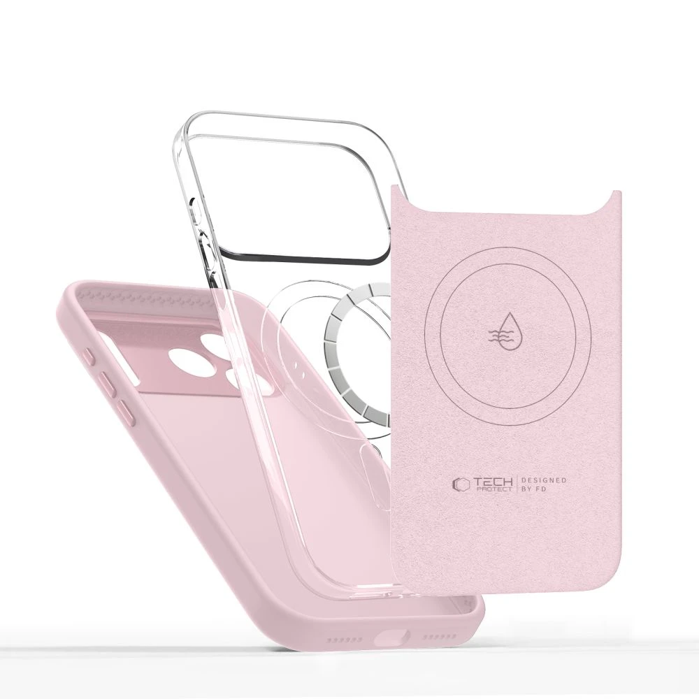Dėklas Tech-Protect Uniq Magsafe iPhone 17 Pro Max pink