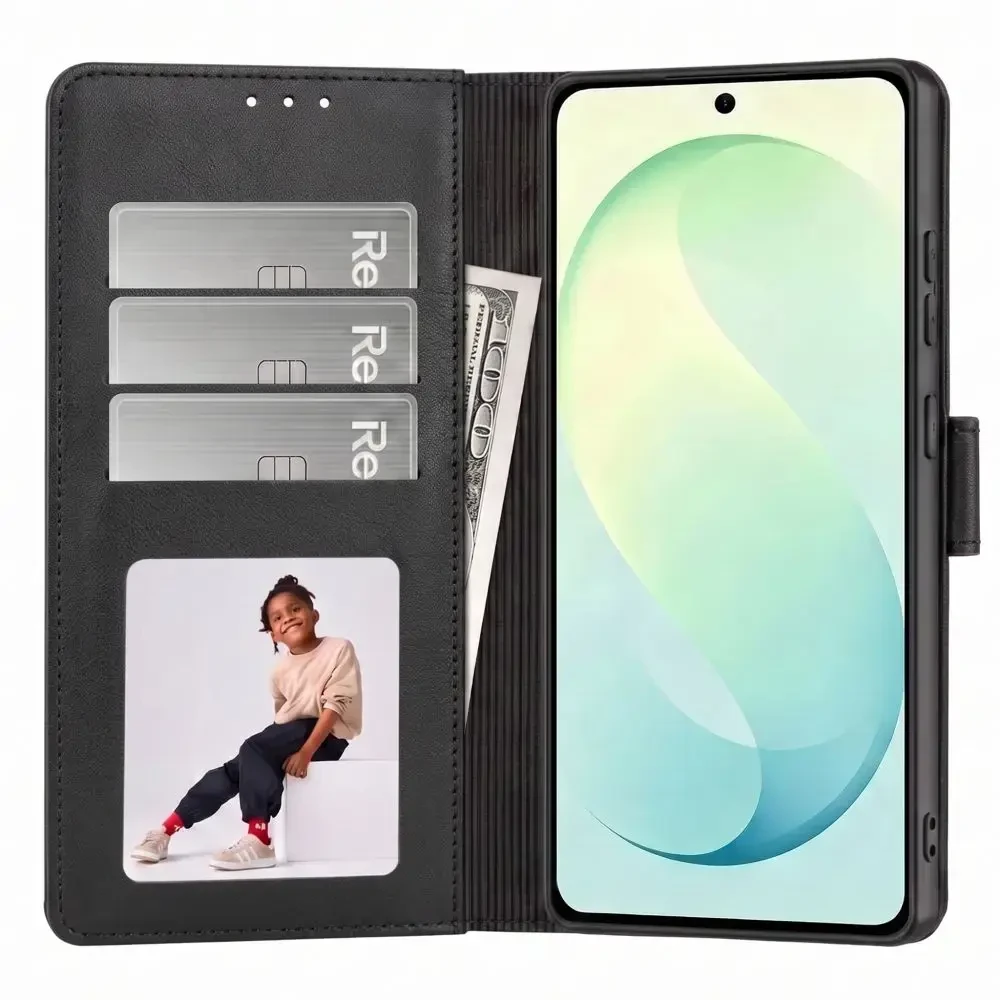 Dėklas TECH-PROTECT WALLET GALAXY S26 FE Juodas