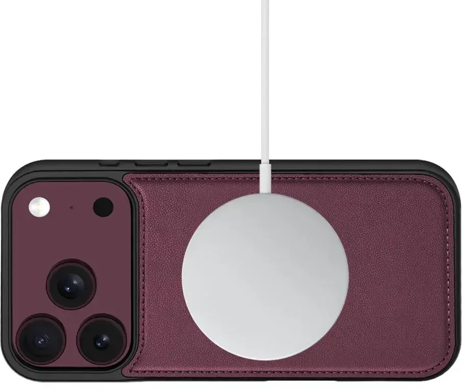 Dėklas TECH-PROTECT WALLET MAGSAFE IPHONE 17 PRO MAX / 18 PRO MAX MULBERRY