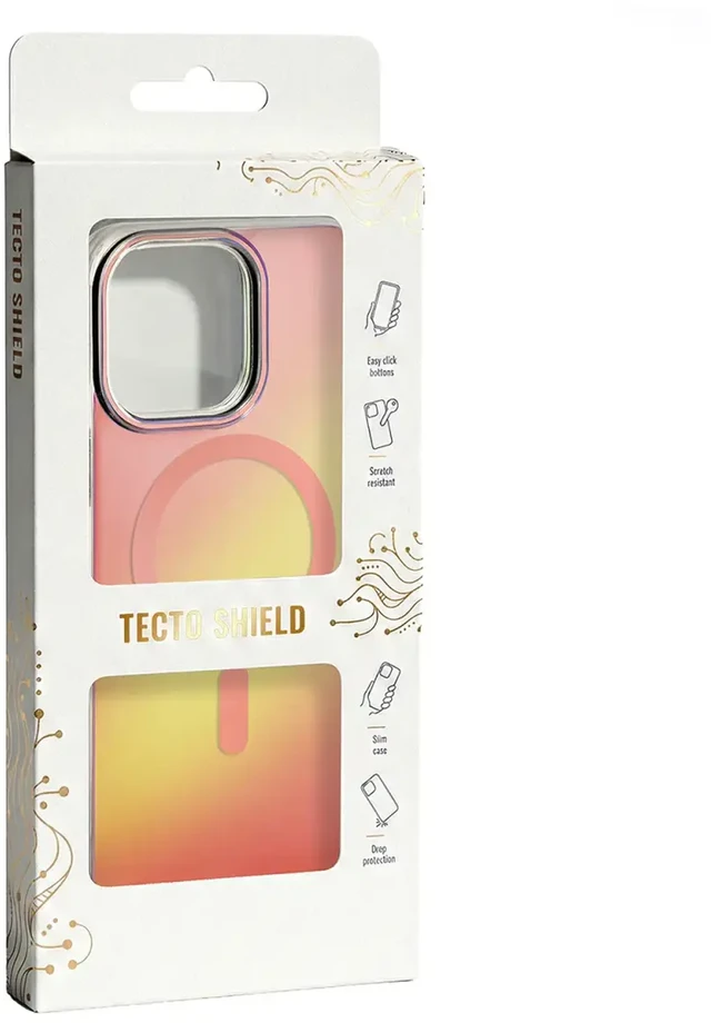Telforceone „Tecto Shield Aurora“ dėklas, skirtas „iPhone 14 Pro 6,1“; rožinis