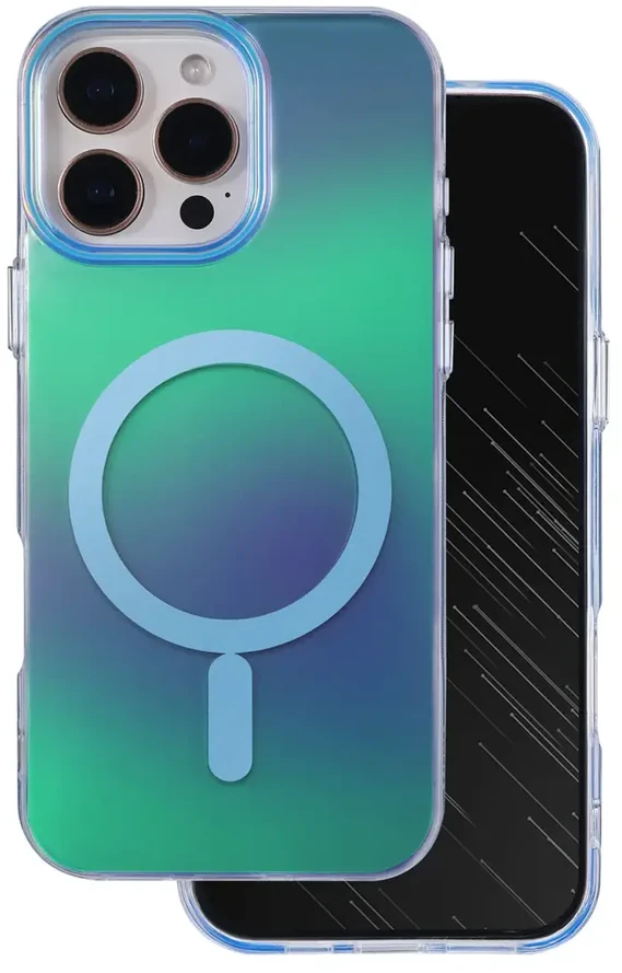 Telforceone „Tecto Shield Aurora“ dėklas, skirtas „iPhone 15 Pro Max 6,7“; mėlynas