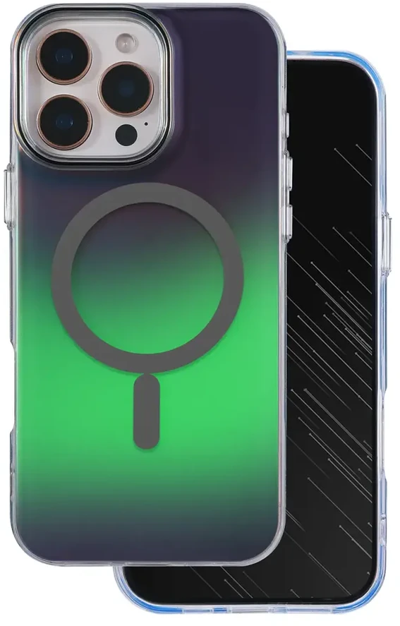 Telforceone „Tecto Shield Aurora“ dėklas, skirtas „iPhone 15 Pro 6,1“; pilkas