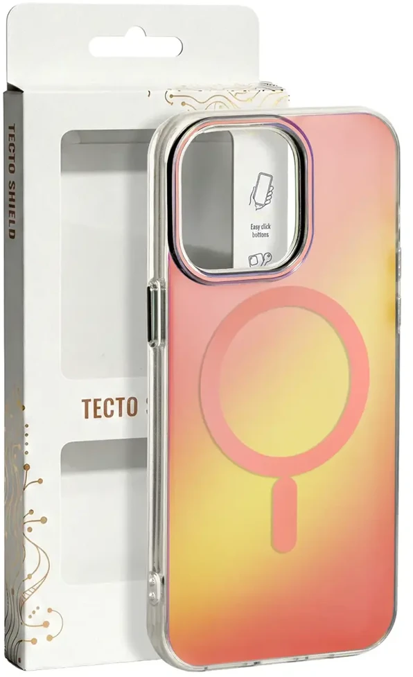 Telforceone „Tecto Shield Aurora“ dėklas, skirtas „iPhone 15 Pro Max 6,7“; rožinis