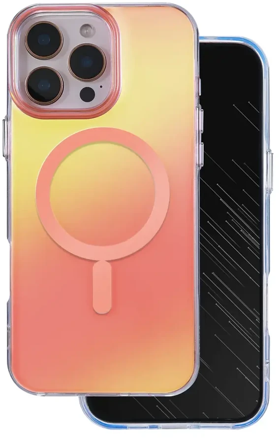 Telforceone „Tecto Shield Aurora“ dėklas, skirtas „iPhone 15 Pro Max 6,7“; rožinis