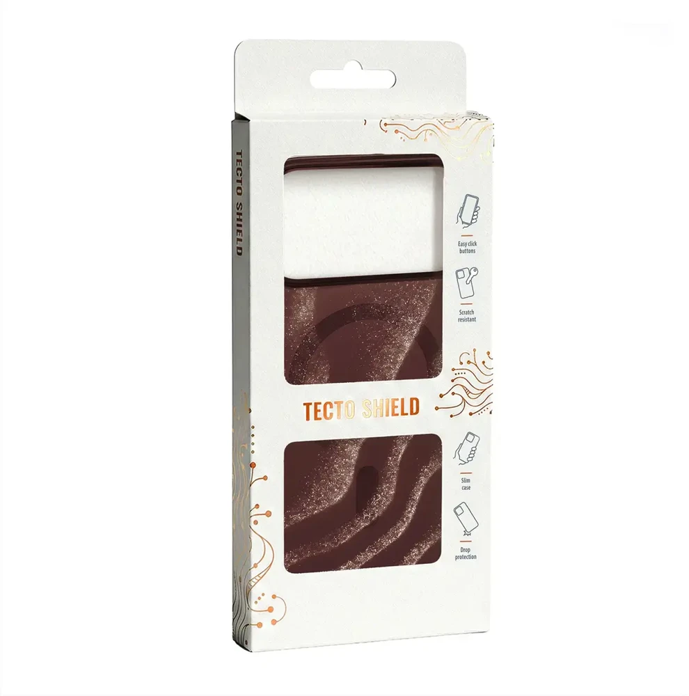 Dėklas Telforceone Tecto Shield Desert Mag case for iPhone 14 Pro 6,1" mahogany