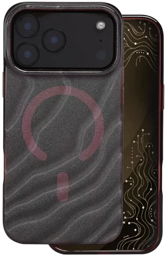 Tecto Shield Desert Mag dėklas, skirtas iPhone 17 Pro Max 6,9" / iPhone 18 Pro Max 6,9" raudonmedžio spalvos