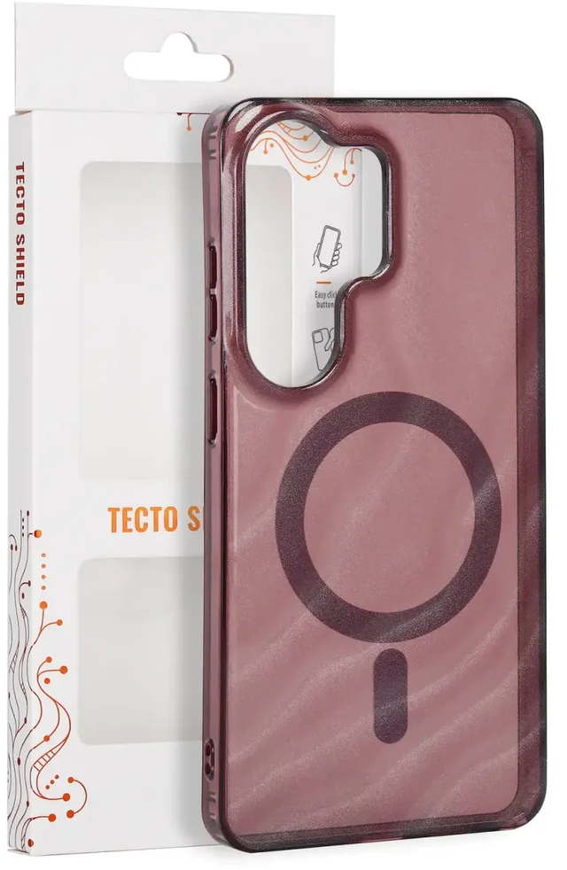 Dėklas Telforceone Tecto Shield Desert Mag case for Samsung Galaxy S26 Ultra mahogany