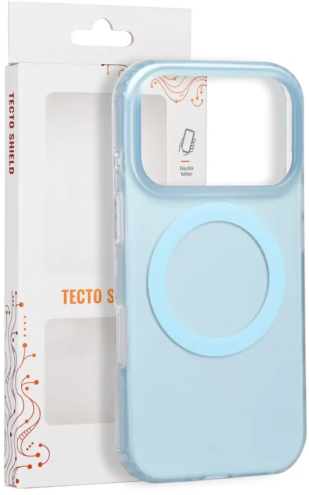 Tecto Shield Mistiq Mag dėklas, skirtas iPhone 17 Pro 6,3" / 18 Pro 6,3" mėlynas