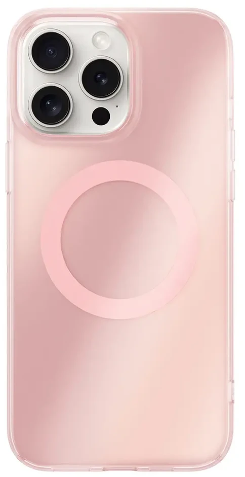 Tecto Shield Mistiq Mag dėklas, skirtas iPhone 17 Pro Max 6,9" / 18 Pro Max 6,9" rožinis