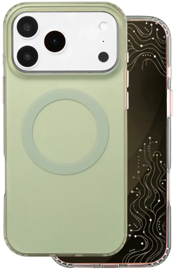 Tecto Shield Mistiq Mag dėklas, skirtas iPhone 17 Pro Max 6,9" / 18 Pro Max 6,9" alyvuogių spalvos