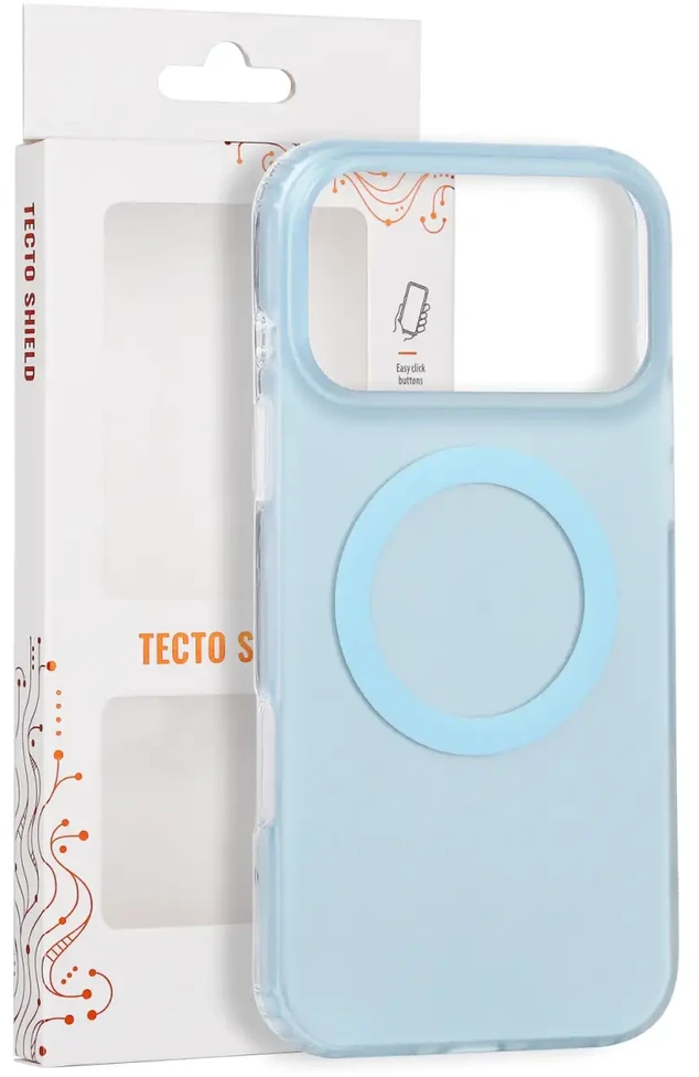 Tecto Shield Mistiq Mag dėklas, skirtas iPhone 17 Pro Max 6,9" / 18 Pro Max 6,9" mėlynas