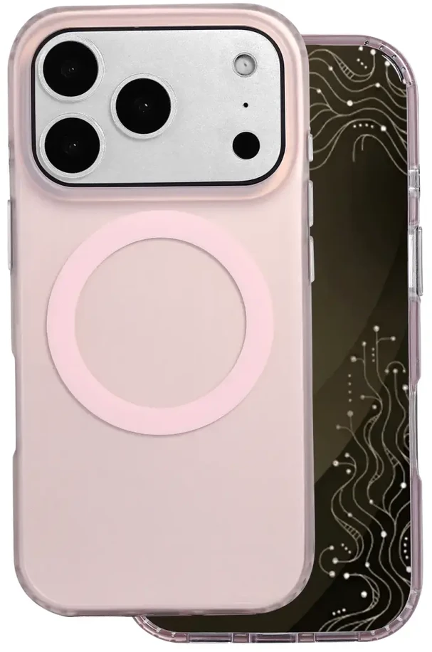 ```html Tecto Shield Mistiq Mag dėklas, skirtas iPhone 17 Pro 6,3" / 18 Pro 6,3", rožinis ```