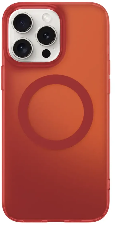 Tecto Shield Mistiq Mag dėklas, skirtas iPhone 16 6,1" raudonas