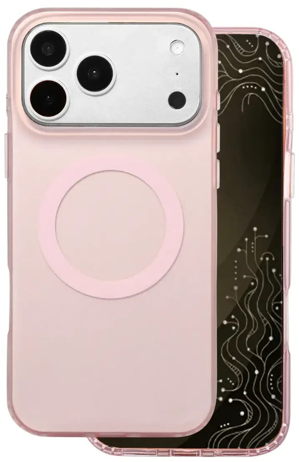 Tecto Shield Mistiq Mag dėklas, skirtas iPhone 17 Pro Max 6,9" / 18 Pro Max 6,9" rožinis