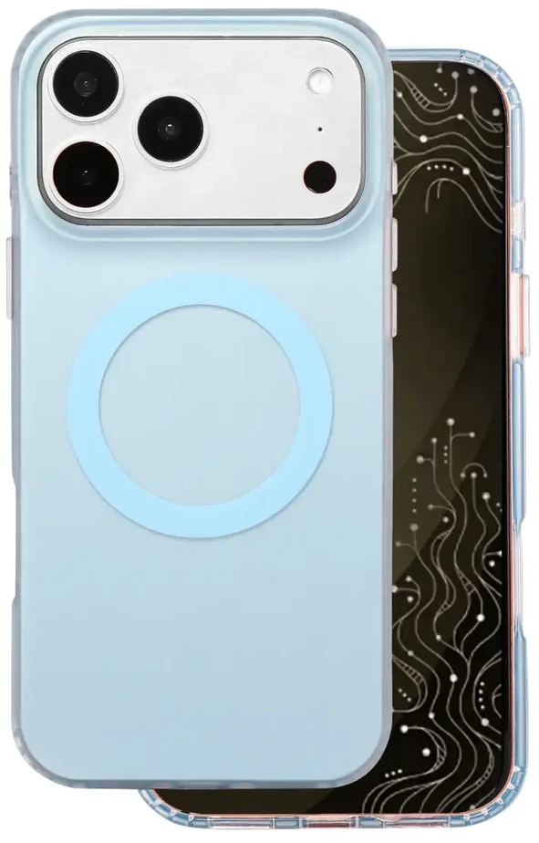 Tecto Shield Mistiq Mag dėklas, skirtas iPhone 17 Pro Max 6,9" / 18 Pro Max 6,9" mėlynas