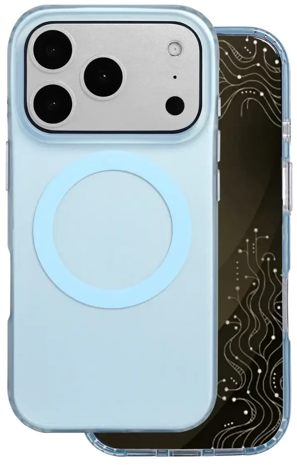 Tecto Shield Mistiq Mag dėklas, skirtas iPhone 17 Pro 6,3" / 18 Pro 6,3" mėlynas