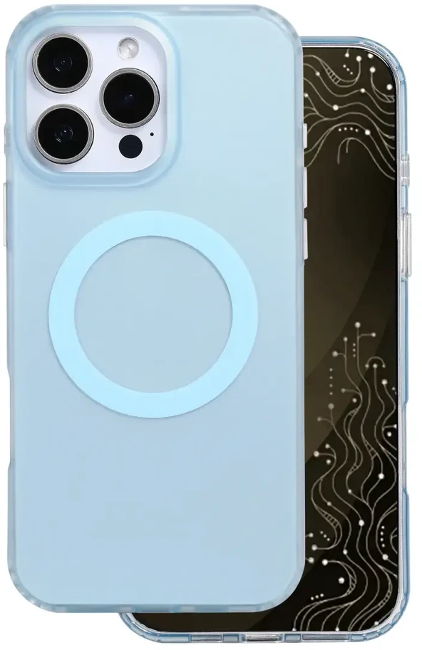 Tecto Shield Mistiq Mag dėklas, skirtas iPhone 16 Pro Max 6,9", mėlynas