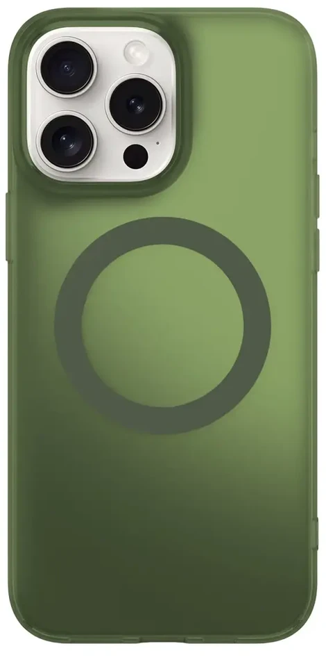Tecto Shield Mistiq Mag dėklas, skirtas iPhone 17 Pro 6,3" / 18 Pro 6,3" alyvuogių spalvos