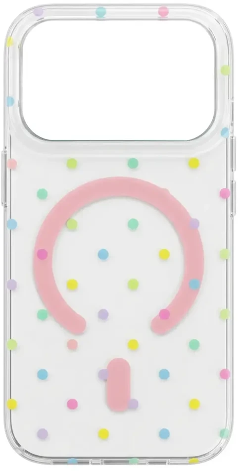 TFO Telforceone „Bubble Dots Mag“ dėklas, skirtas „iPhone 12 / 12 Pro 6,1“; baltas