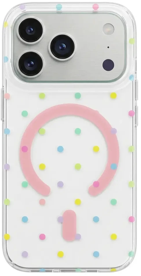 TFO Telforceone „Bubble Dots Mag“ dėklas, skirtas „iPhone 12 / 12 Pro 6,1“; baltas