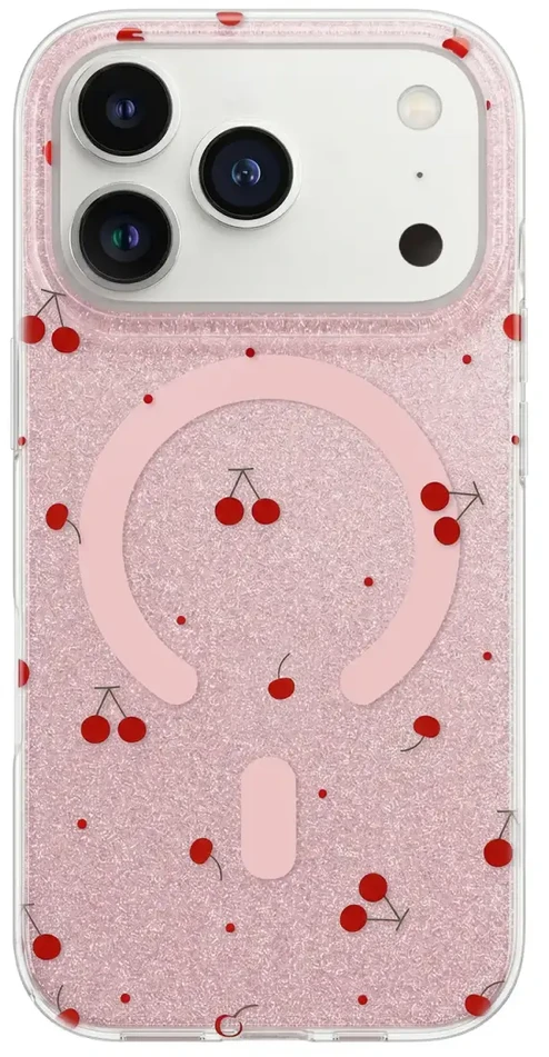 Dėklas TFO Telforceone Cherry Mag case for iPhone 17 Pro Max 6,9" / 18 Pro Max 6,9" glitter