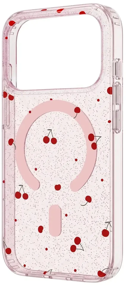 Dėklas TFO Telforceone Cherry Mag case for iPhone 17 Pro Max 6,9" / 18 Pro Max 6,9" glitter