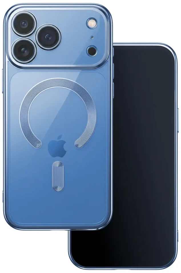 Dėklas TFO Telforceone Color Chrome Mag case for iPhone 17 Pro 6,3" / 18 Pro 6,3" sky mėlynas
