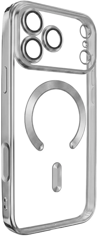 TFO Telforceone Color Chrome Mag dėklas, skirtas iPhone 17 Pro Max 6,9" / 18 Pro Max 6,9", sidabrinis