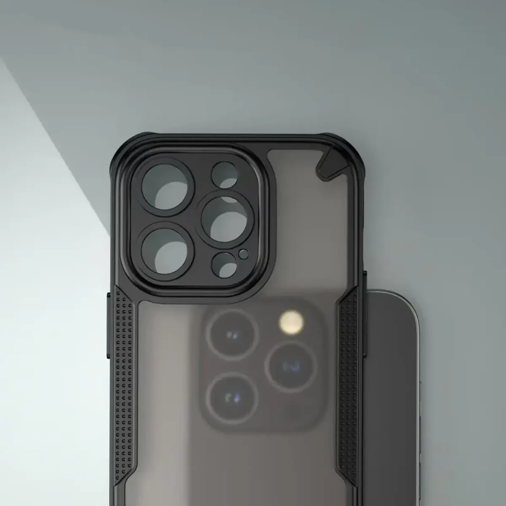 TFO Defender Matt dėklas, skirtas iPhone 17 Air 6,6" juodas