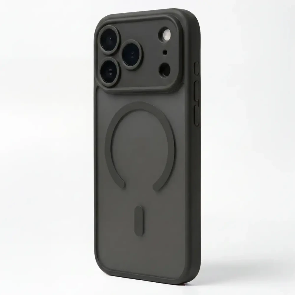 Dėklas Telforceone Mag Matt case for iPhone 17 Pro Max 6,9" / 18 Pro Max 6,9" juodas big hole