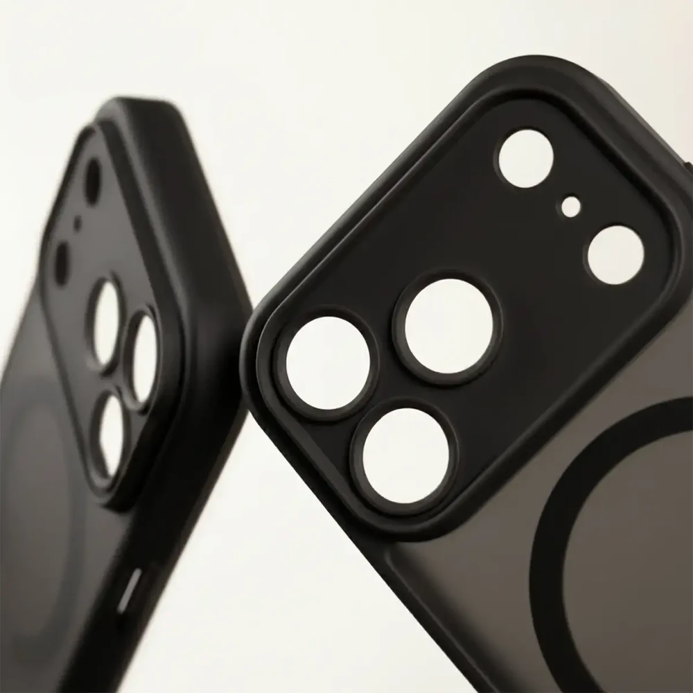 Dėklas Telforceone Mag Matt case for iPhone 17 Pro Max 6,9" / 18 Pro Max 6,9" juodas big hole
