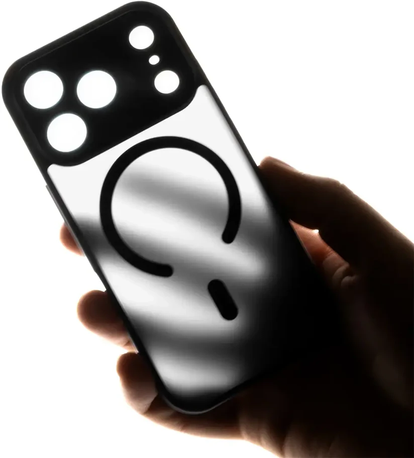 Dėklas Telforceone Mag Matt case for iPhone 17 Pro Max 6,9" / 18 Pro Max 6,9" juodas big hole