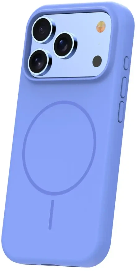 TFO Plonas silikoninis Mag dėklas, skirtas iPhone 17 Pro 6,3" / iPhone 18 Pro 6,3" dangaus mėlynumo spalvos