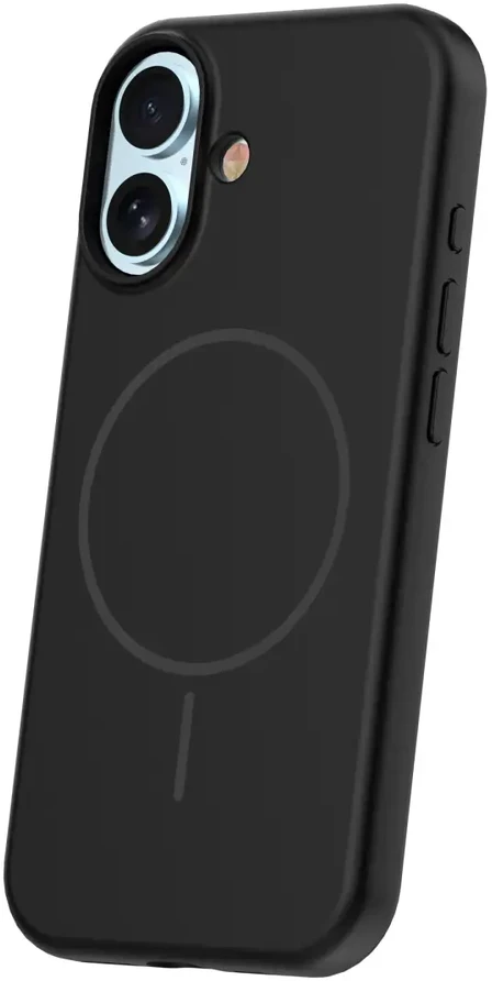 TFO Telforceone Silikoninis plonas „Mag“ dėklas, skirtas „iPhone 17 6,3“ / 18 6,3“; juodas