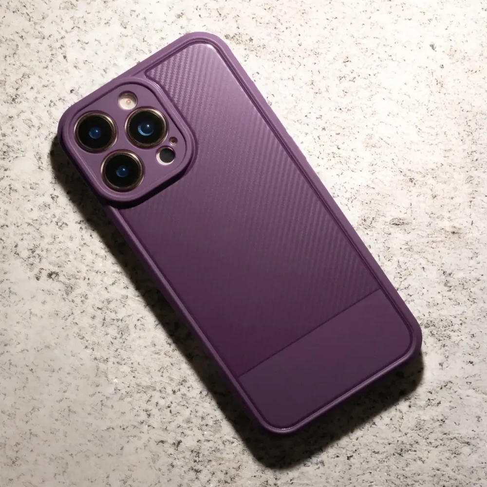 Dėklas TFO Telforceone Simple Carbon case for Samsung Galaxy A57 5G violetinė