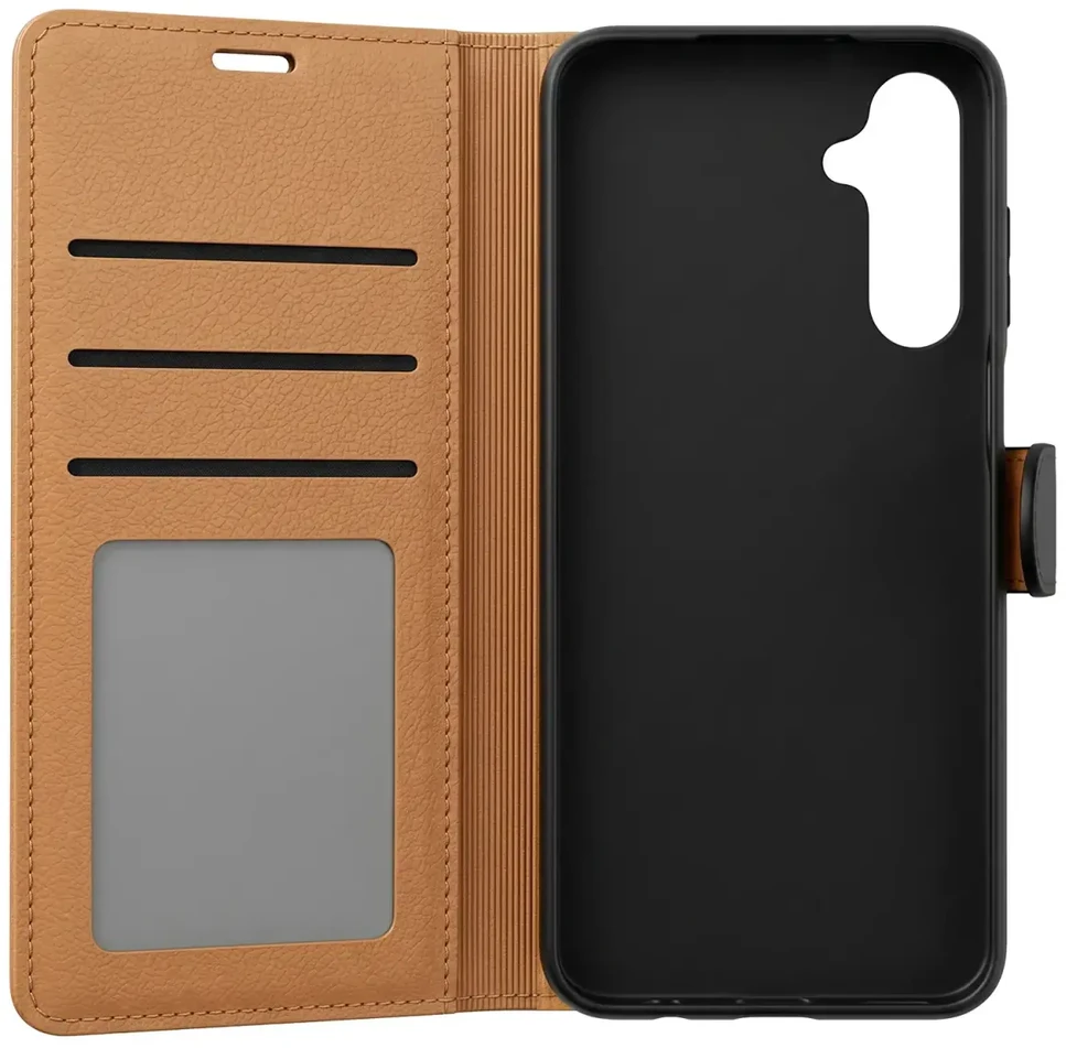 Dėklas Telforceone Smart Luxe leather case for Samsung Galaxy A54 5G juodas
