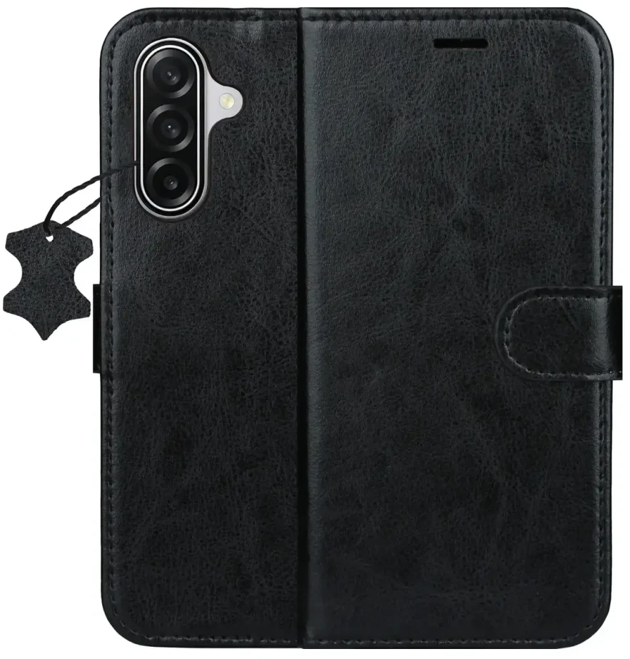 Telforceone Smart Luxe odinis dėklas, skirtas Samsung Galaxy A36 5G / A37 5G, juodas