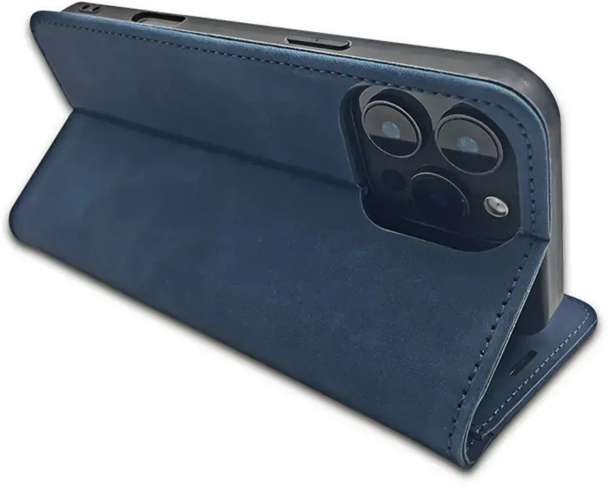 Dėklas TFO Mėlyna Smart Suede case for iPhone 17 Pro 6,3" / iPhone 18 Pro 6,3" navy mėlynas